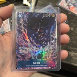 ONE PIECE Kaido Alt Art OP04-044 SR Kingdoms of Intrigue, English