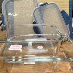 Princess House: Recipientes Navy Blue (4 Piezas)