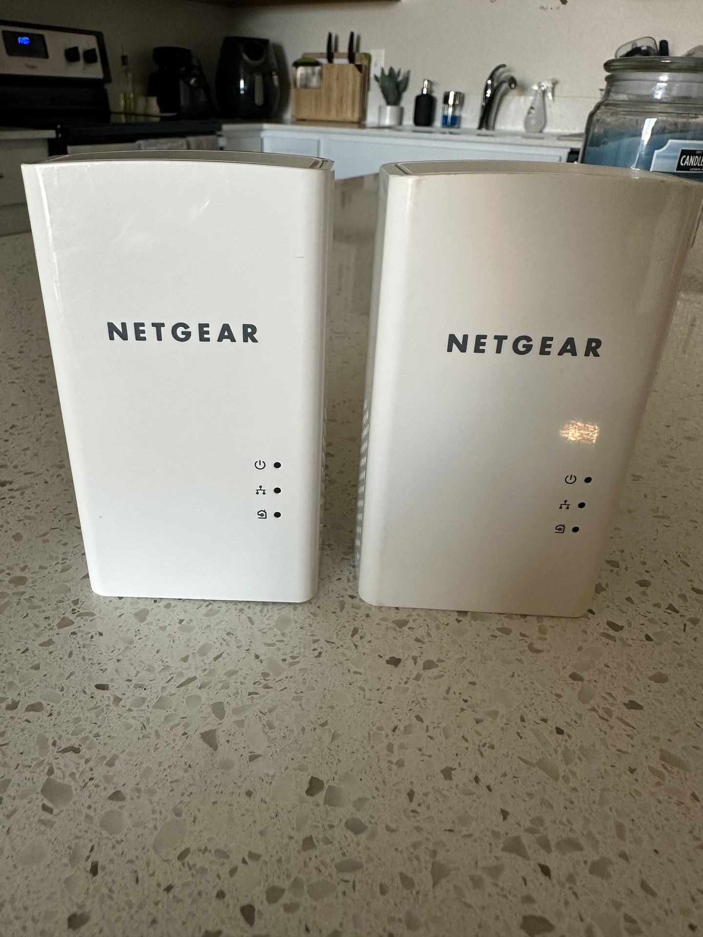  NETGEAR - Powerline 1200 Network Extender - White