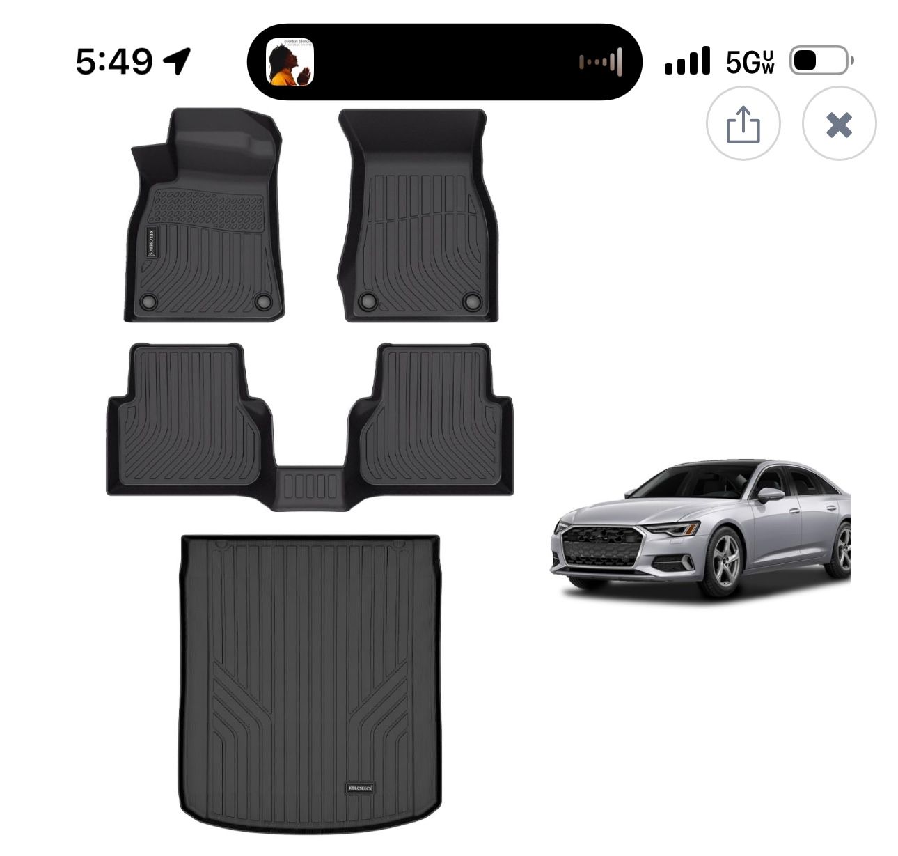 Cargo & Custom Liner Protection Mats For Audi 