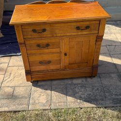 Antique Wash Cabinet 
