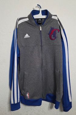 LOS ANGELES CLIPPERS ADIDAS JACKET. SIZE LARGE EMBROIDERED. FULL ZIP