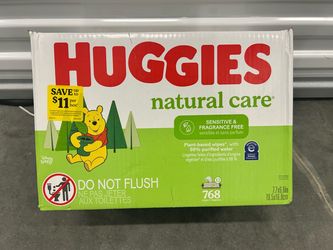Huggies Natural Care Baby Wipes 768 Count