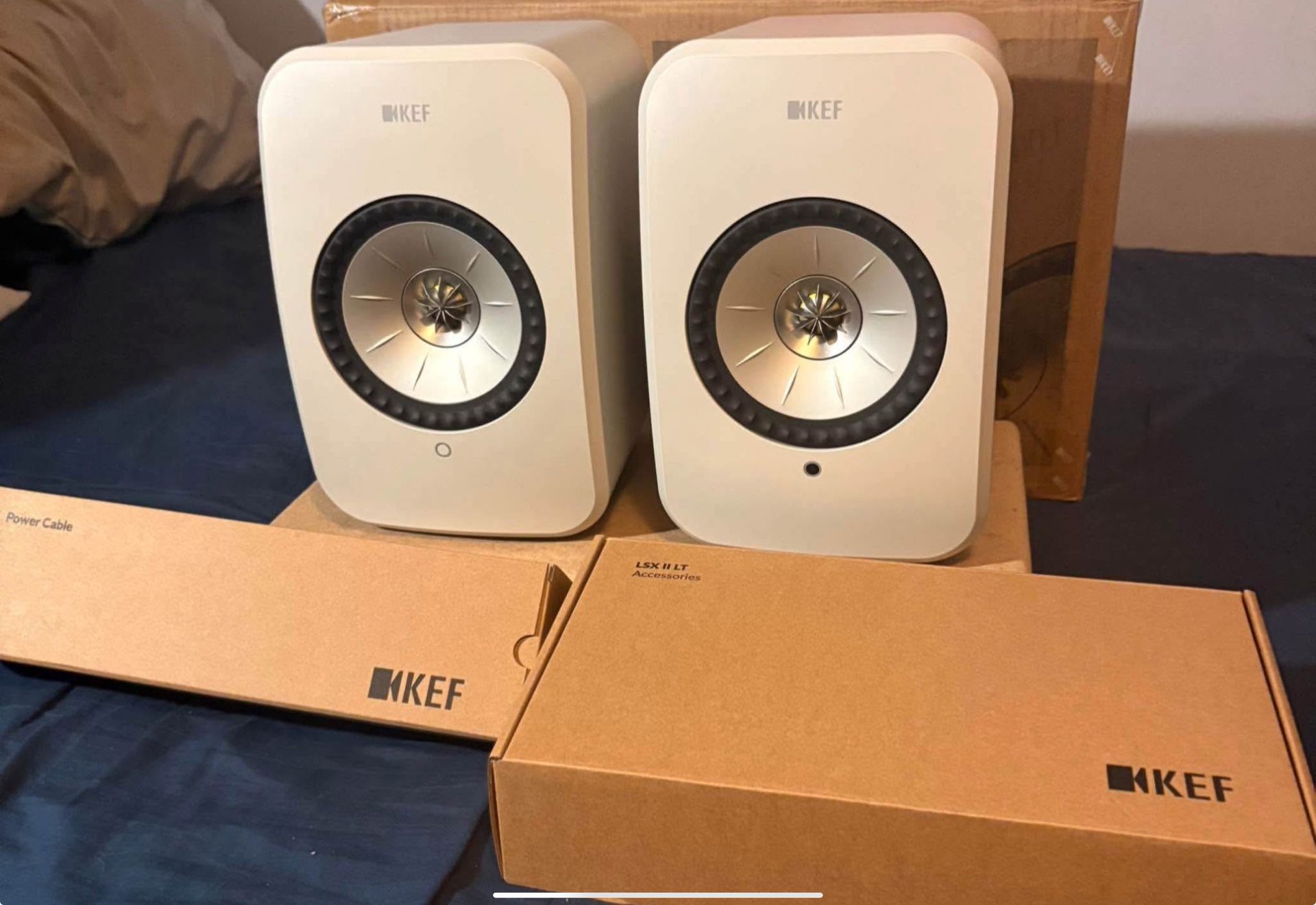 KEF LSX II LT Wireless Hi-Fi Speakers (New)β Audiophile-Grade Compact Sound System| Premium Audio
