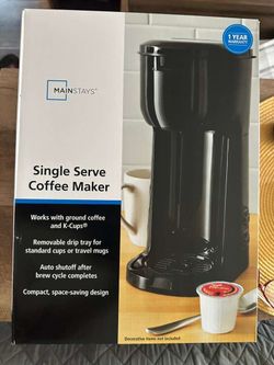 Single serve coffee maker