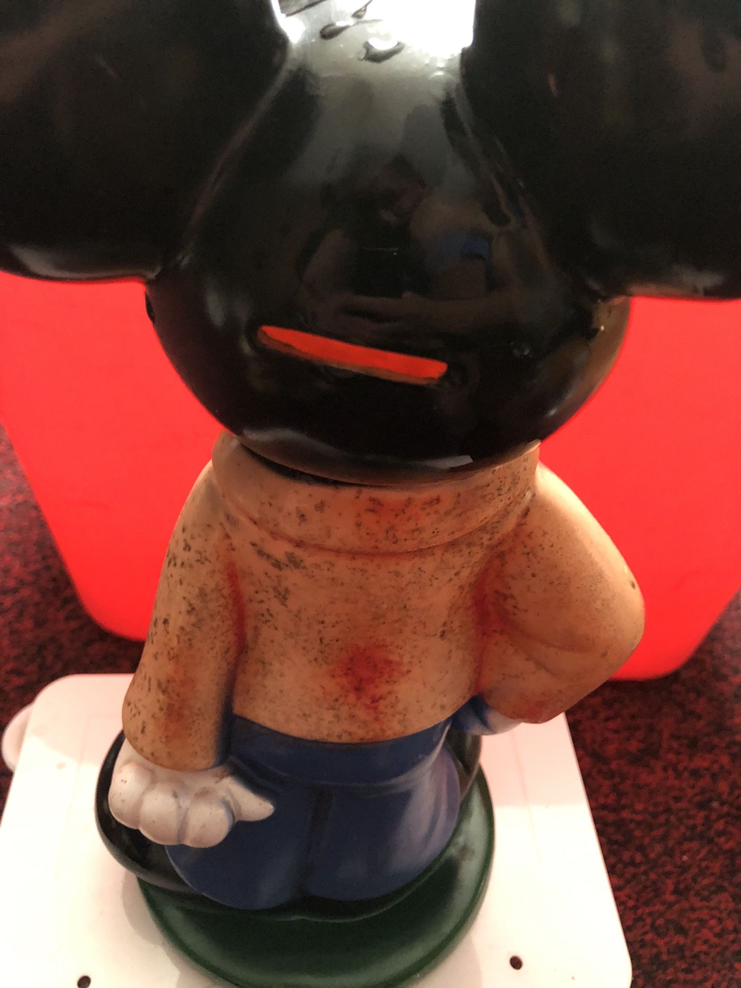 Vintage Mickey Mouse Plastic Coin Holder 