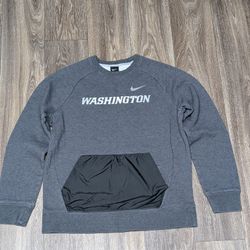 Nike University of Washington Huskies Sweater Crewneck Jacket NCAA Mens Large