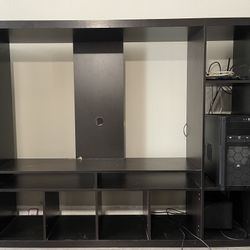 Ikea Tv Stand Black 