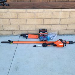 Echo Eforce 10-in 56v Xseries Cordless Battery 12ft Telescopic Shaft Power Pole Saw 