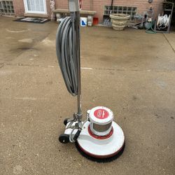 DAYTON Floor Scrubber: 17 in Machine
