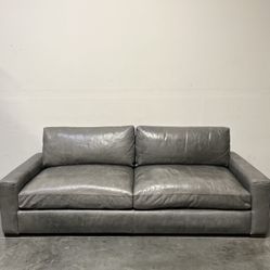 Restoration Hardware, Maxwell Leather Sofa