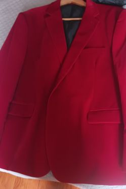 Red Men's Blazer