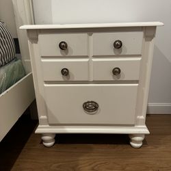 Cream Nightstand