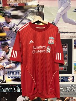 Liverpool F.C. 2010/2012 Football Soccer Shirt Jersey Home Adidas Original Size XL
