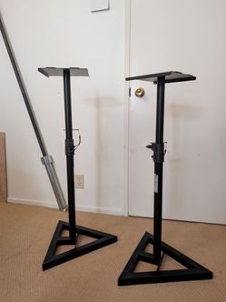 Studio Monitor Speaker Stands (Pair)