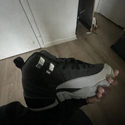 Jordan 12 Black Wolf Grey