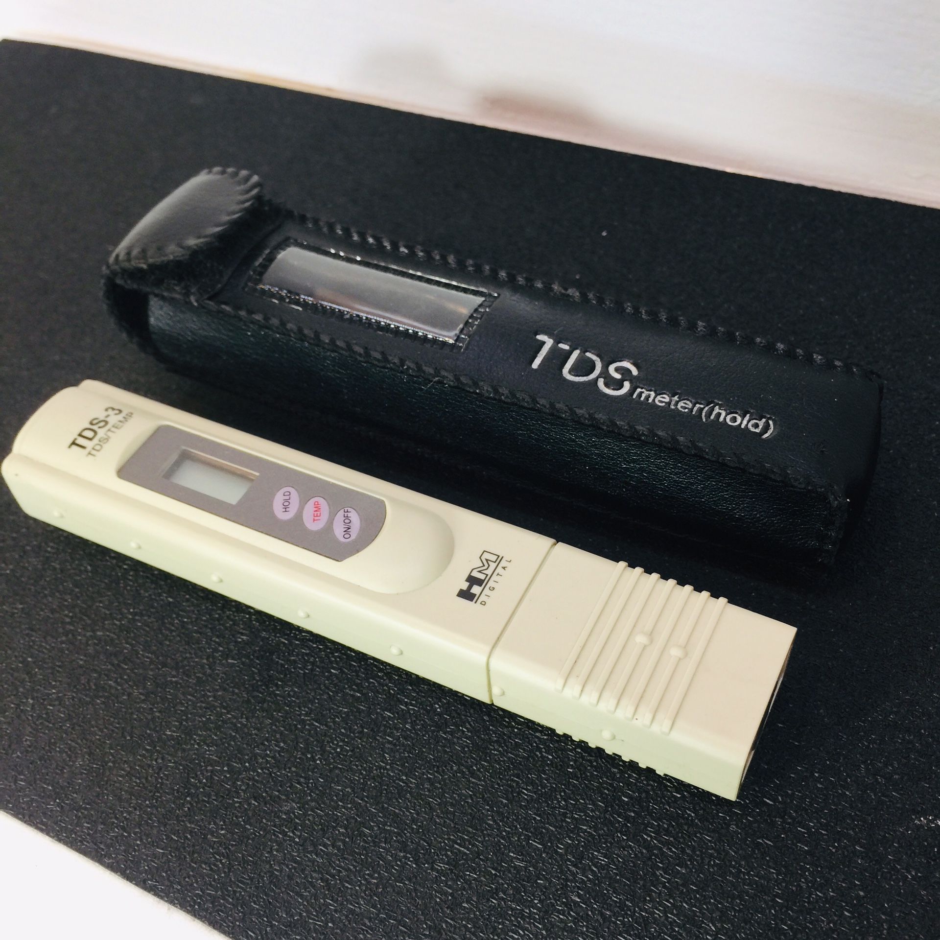 H.M. Handheld Digital TDS-3 Meter W/ Carrying Case - $15