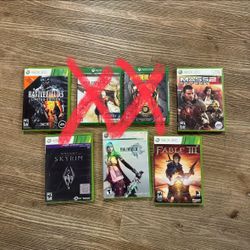 **QUICK SALE** Xbox 360 - 5x Games Lot - Used
