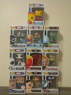 Marvel Characters Funko Pops