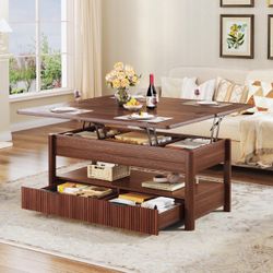 4 In 1 Lift Top Coffee Table With Hidden Storage And Drawers Brand new, still in the box $155 A772