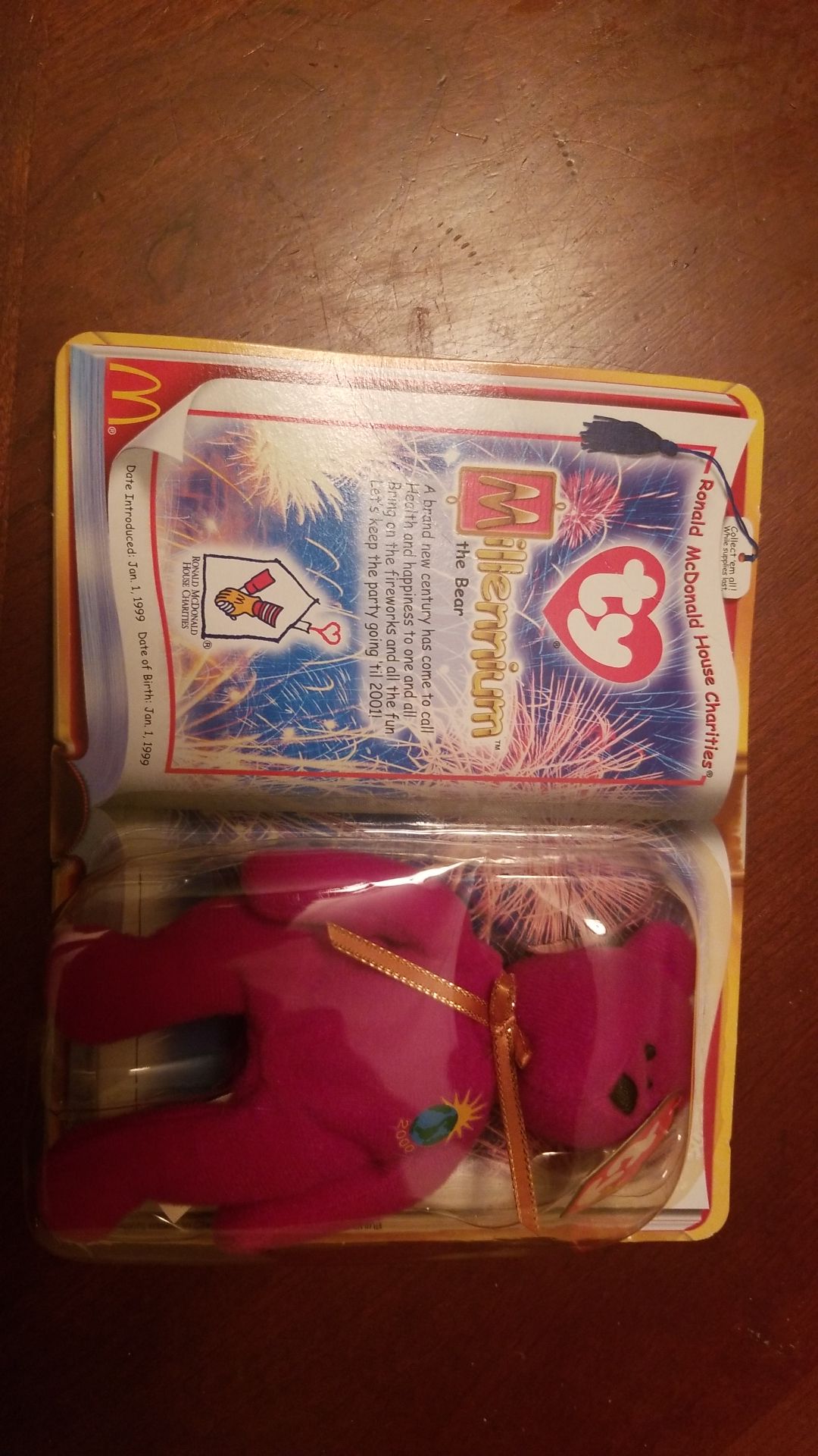 Millennium ty Bear - Collectors Item