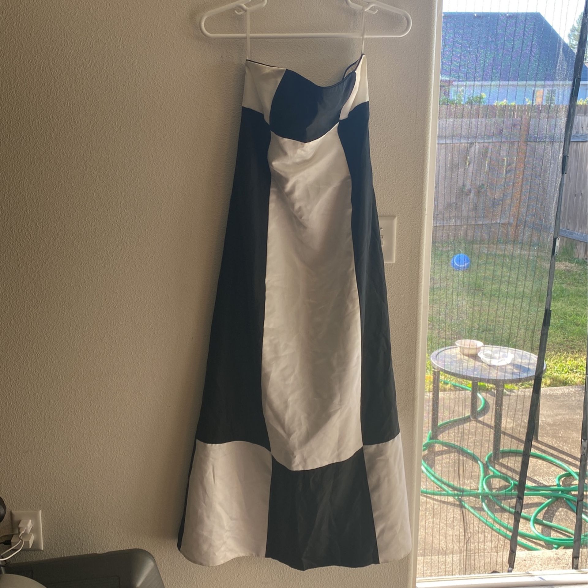 Black And White Prom Dress