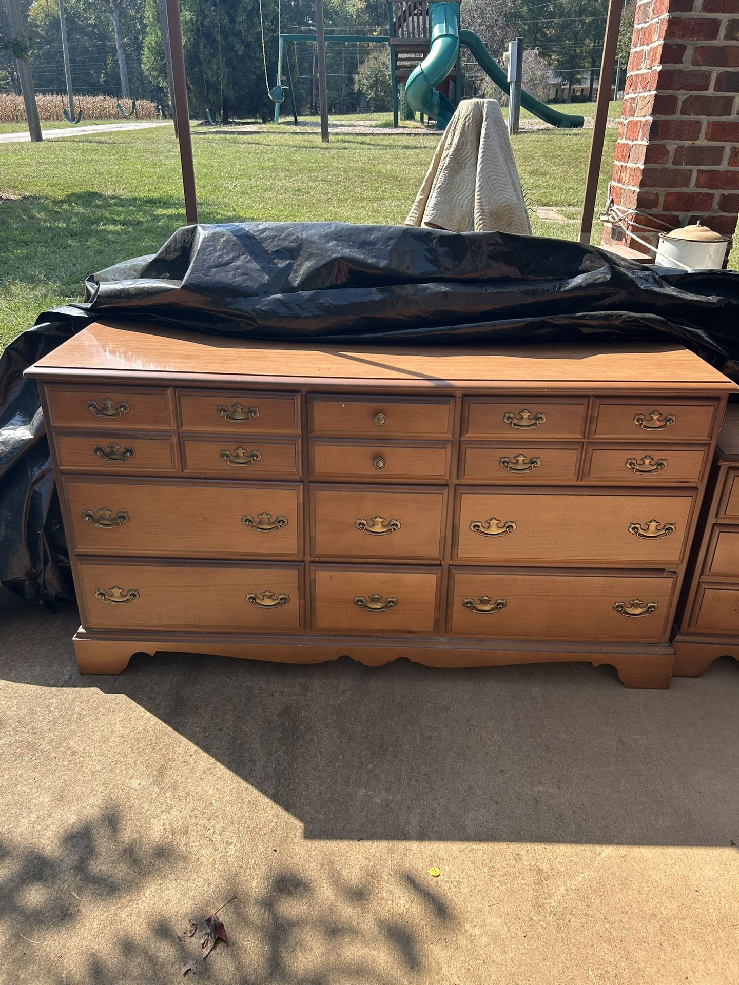 Dresser with Mirror, & Nightstand 