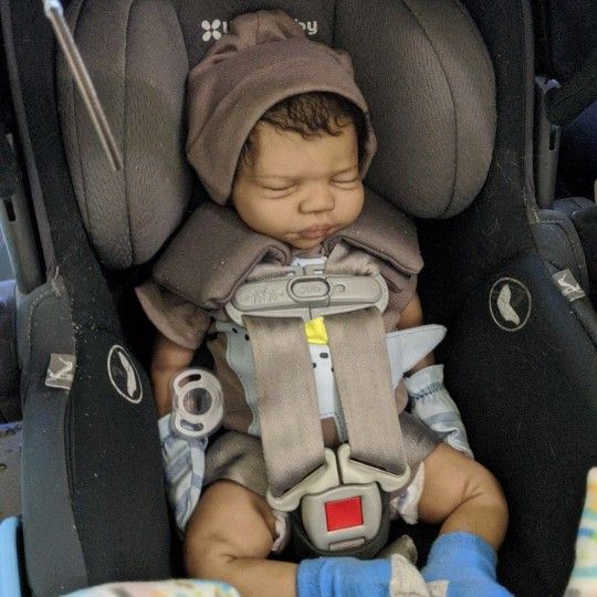 Billie Sculpt Full Body Silicone Biracial Boy Reborn Doll
