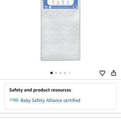 Delta Children Twinkle Galaxy Dual Sided Crib and Toddler Mattress - Premium Sustainably Sourced Fiber Core - Waterproof - GREENGUARD Gold Certified (