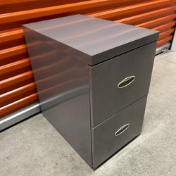 Gray 2 Drawer Metal File Cabinet