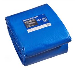 Everbilt 40 ft. x 60 ft. Blue Medium Duty Tarp