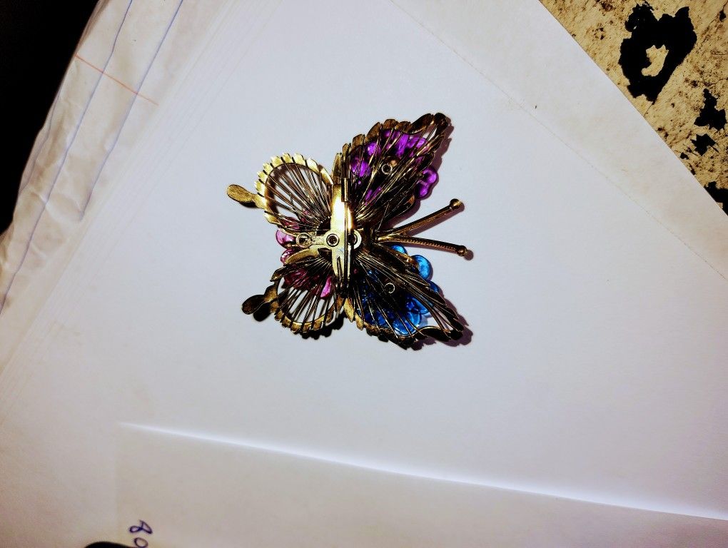 Handcrafted Butterfly Brooch