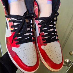 Jordan 1 Spiderman Size 12