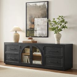 Valborg 80” Oak Media Console