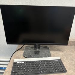 Acer Monitor with Keyboard