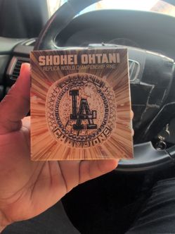 Shohei Ohtani World Championship Ring Dodgers