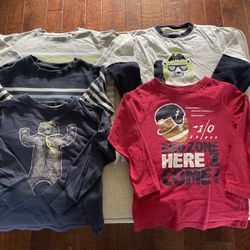 5 boys long sleeve t-shirts Size 5