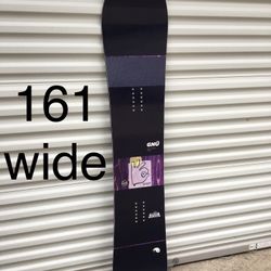 Gnu Mullair C3 snowboard 161 wide