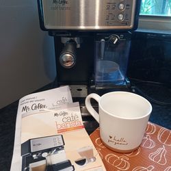 Mr. Coffee Cafe Barista Espresso Cappuccino Maker