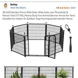 Fence (Garden/Pet Fence) With Gate