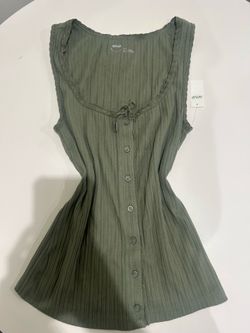 Aerie Green Top