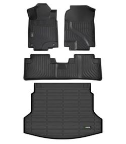 Floor Mats & Cargo Liner for 2012-2016 Honda CRV (Not fit EX-L & CRV Touring & with Subwoofer)