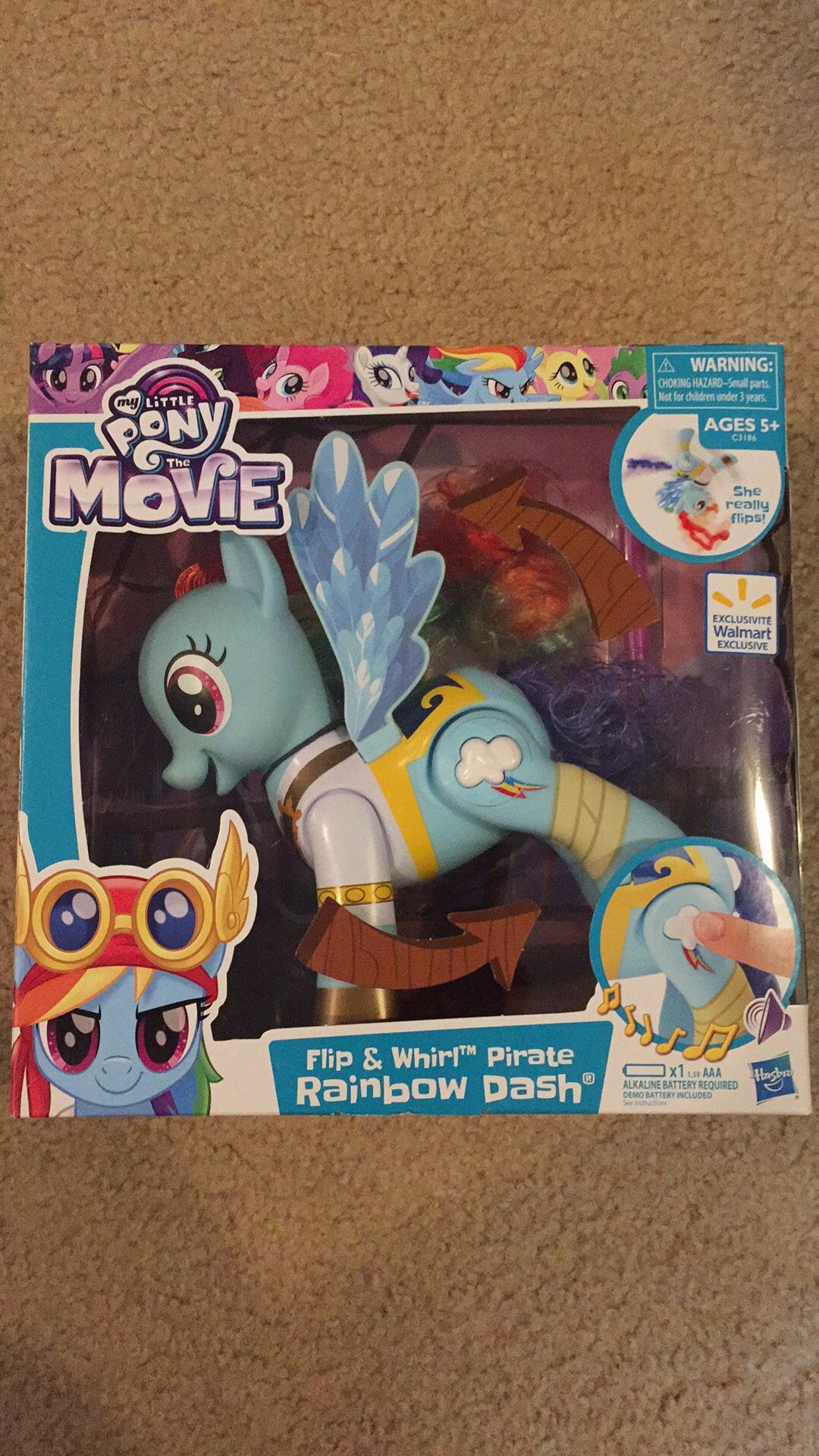 My Little Pony the Movie Flip & Whirl Pirate Rainbow Dash