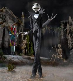 6.5 FT Deluxe Life-Size Animated Jack Skellington