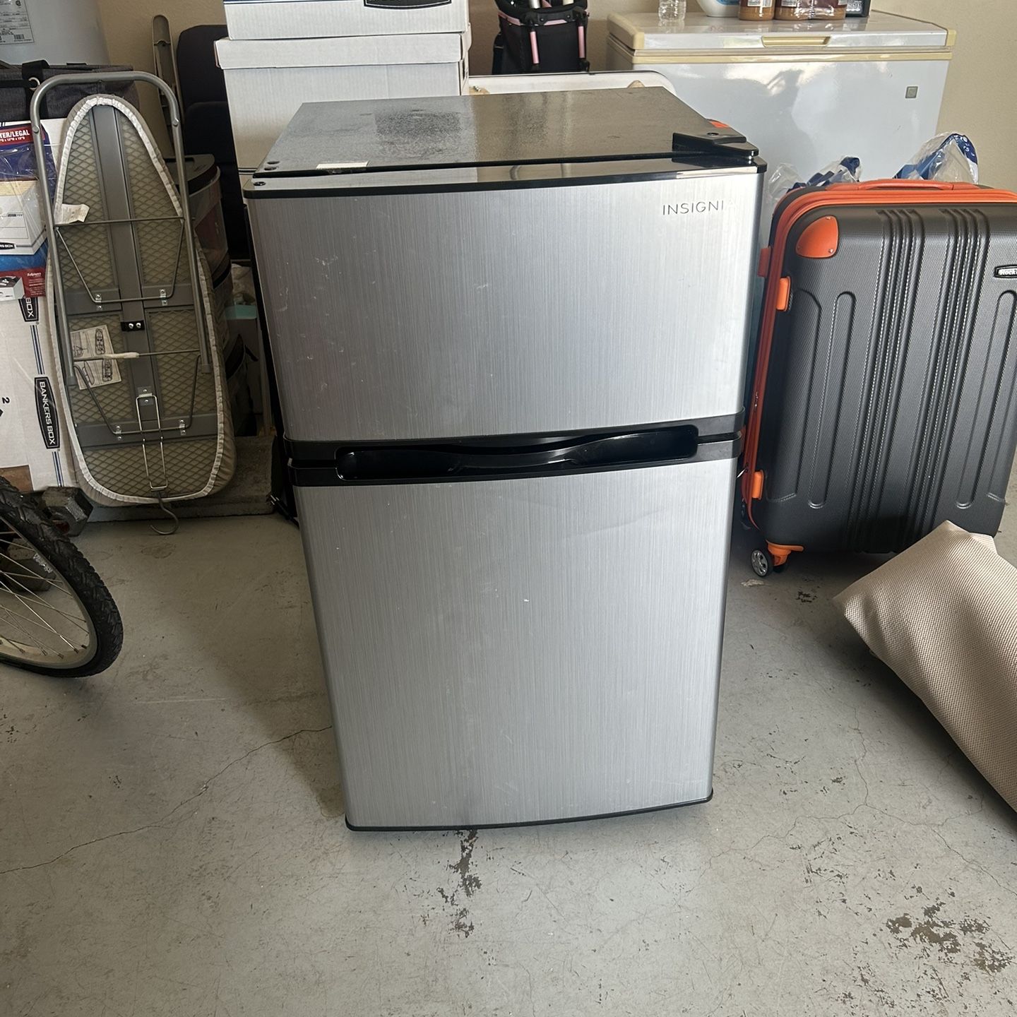 Stainless Steel Silver Refrigerator/ Freezer 