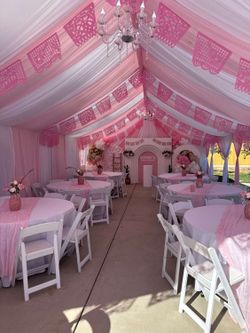 Canopy Draped Backdrop Decor Heaters And More