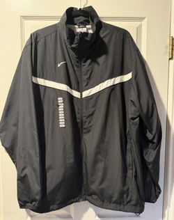 Nike Dri Fit, Full Zip Windbreaker Track Jacket size XL