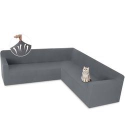 Stretch Corner Sectional Couch Cover L Shape