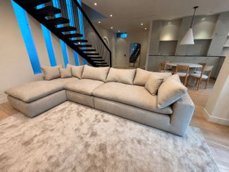 Brand New Cloud Sectional in Beige