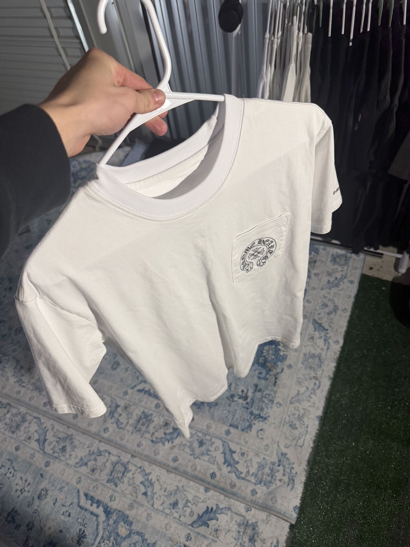 White Chrome Hearts T Shirt